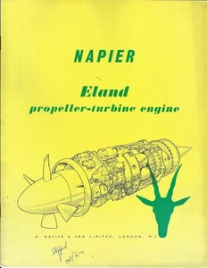 Brochure - Napier - Eland - Propeller Turbine Engine - c1962 (B649) - Picture 1 of 1