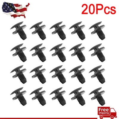 New 20Pcs Mud Shield Clip Retainer Fastener Rivet 856553 Fit For Peugeot Citroen Foto 1 de 4