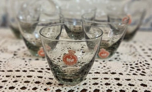 6er Set Smoky Grey Per Lütken Holmegaard MCM Danish Sherry Shooter Gläser - Bild 1 von 6