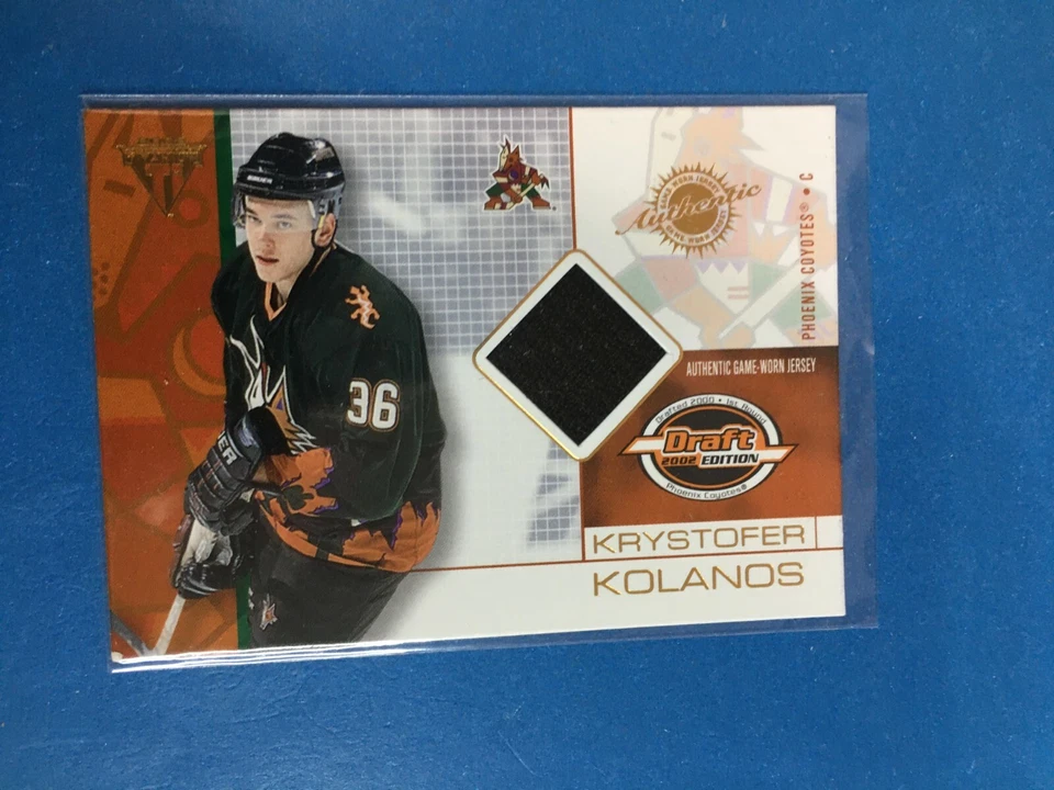 F145,173  2001-02 Titanium Draft Day Edition #74 Krystofer Kolanos coyotes - Image 1 of 1