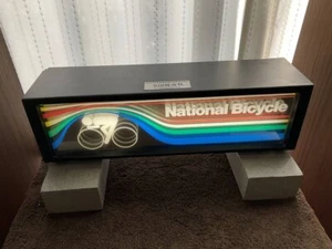 Vintage 1979 Neon Sign National Bicycle Japan Original Dealership - Picture 1 of 8