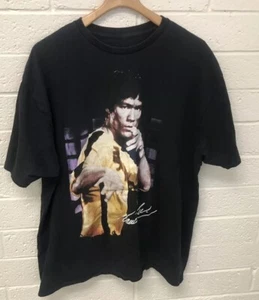 Bruce Lee Kung Fu Martial Arts Graphic T Shirt Size Mens 2 XL - Picture 1 of 5