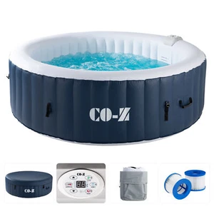 CO-Z SimpleSpa 6 Person Portable Inflatable Hot Tub Jet Spa with Pump and Cover - Picture 1 of 15