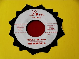 DOO WOP~ MAR-VELS~ COULD BE YOU~ NEAR MINT~ RARE PROMO~ CHERRY LIPS~ LOVE RECORD - Picture 1 of 1