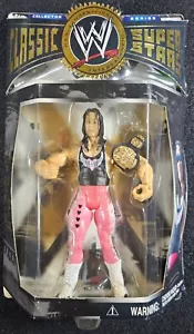 Jakks Pacific 2004 - WWE CLASSIC SUPERSTARS BRET THE HITMAN HART w/ Championship - Picture 1 of 9