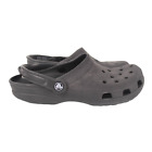 Crocs Unisex Adults Baya Clogs Shoes Black Slip On Flat Heel Closed Toe W 9 M 7