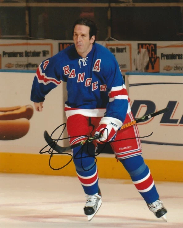 FOTO 8x10 firmada por Brendan Shanahan New York NY RANGERS #2 HHOF autógrafo Foto 1 de 1