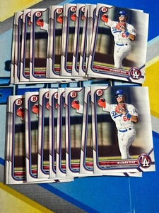 2022 Bowman Draft BD-167 WILMAN DIAZ Los Angeles Dodgers Paper Lot of 50 - Picture 1 of 1