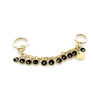 NEW MANILA GRACE Keyrings Black Female - V328HU-MA001 - Picture 1 of 1