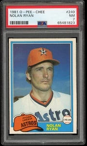 1981 OPC O-Pee-Chee #240 Nolan Ryan HOF PSA 7 NM - Bild 1 von 2