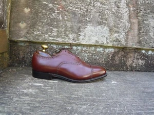 CHURCH’S VINTAGE BROGUES SCHUHE BRAUN HELLBRAUN LEDER UK6,5 HERREN LEGATE NUR ANPROBIERT - Bild 1 von 10