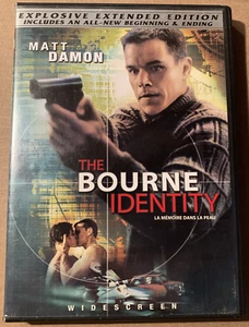 The Bourne Identity (DVD 2013)Matt Damon Action Thriller Suspense Mystery Movie - Picture 1 of 6