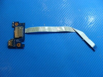 Placa lectora de tarjetas USB genuina para computadora portátil HP 17-by1053dx 17,3" con cable 6050A2979801 Foto 1 de 3