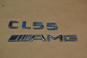 03-06 W215 MERCEDES BENZ CL55 AMG TRUNK LID EMBLEM LOGO - Bild 1 von 3