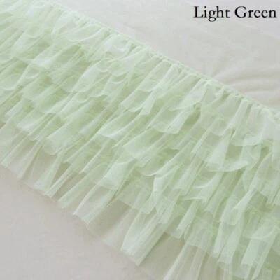 1 М многослойная плиссированная кружевная сетка отделка кромка оборка лента сделай сам рукоделие ширина 35 см - Изображение 1 из 4