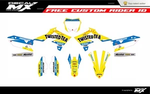 Fits Suzuki RMZ 250 2019 to 2024 RMZ450 2018 to 2024 graphic kit decals stickers - Bild 1 von 2