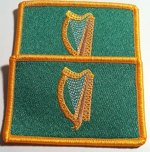 2 IRELAND Flag Patch with Hook & Loop Fastener Military Irish Emblem #4 - Picture 1 of 1