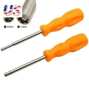Long 3.8mm+4.5mm Gamebit Security Screwdriver Set For NES N64 Catridge+Console d - Picture 1 of 13