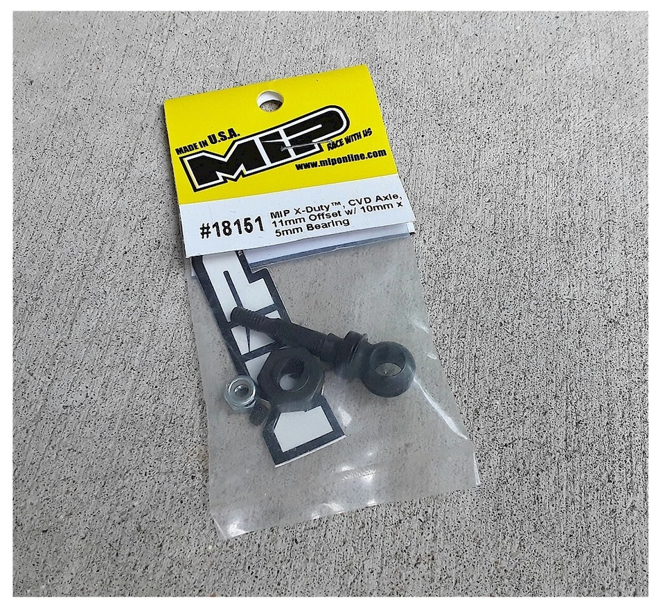 MIP 18151 CVD Axle 11mm Offset with 10mm x 5mm Bearing, MIP18151 - Image 1 of 1
