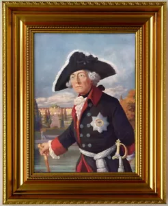 Der alte Fritz im Park von Sanssouci. Kunstdruck n. J.von Kulas - Bild 1 von 1