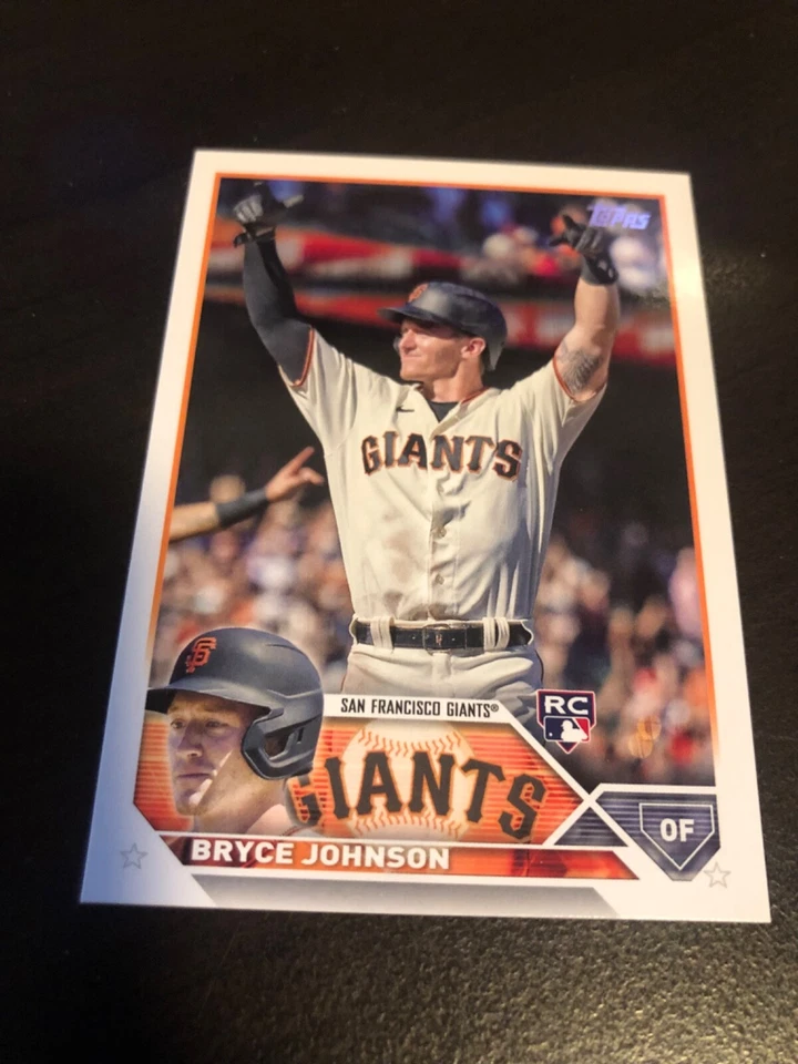 2023 Topps Series 2 - #571 Bryce Johnson (RC) - Image 1 of 1