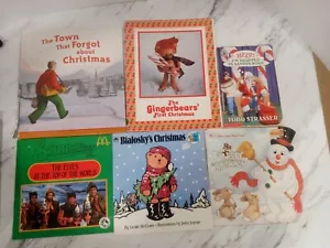 Weihnachten 6 Bücher Lot - Gingerbears First Christmas - Weihnachtsmann Film - Frosty. - Bild 1 von 4