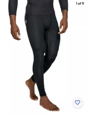 NEW UNDER ARMOUR UA Recover Athlete Recovery Compression Black Leggings  Mens L - Image 1 of 4