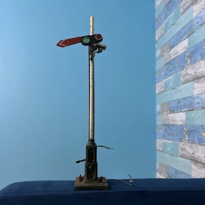 Ives Prewar #300 Early Manual Single Arm Semaphore Standard Gauge & Gauge O - Image 1 of 4