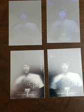 1991 Field Of Vision Nolan Ryan "Pride Of Texas" Hologram Card # 34