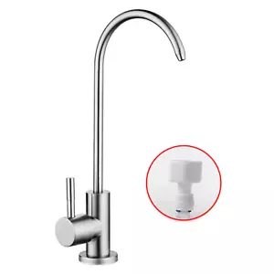 Water Filter Ceramic Disc Faucet Premium Stainless Steel Tap RO Drinking SUS304 - Picture 1 of 4