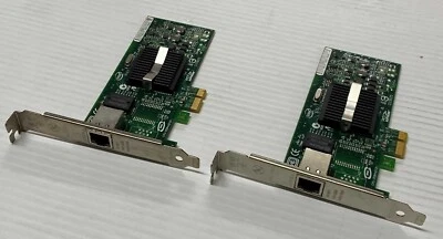 Lot of 2x Intel EXPI9400PTBLK PRO/1000 PT  1-Port Gigabit PCI-E Server Adapter - Image 1 of 3