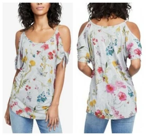 RACHEL ROY SEXY CHIC FLORAL COLD SHOULDER TOP BLOUSE Sz XS NWT $ 69 - Picture 1 of 1