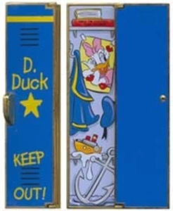 Disney Pin 11516 DLR Cast Member Locker Series Donald Hinged Keep Out! LE * - Picture 1 of 1