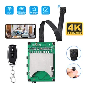 4K Super HD Wireless WiFi Video Recorder Modul DIY Kit 30MP Pin Loch Kamera Len - Bild 1 von 16