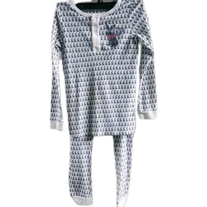 Lila And Hayes Bunny Pajamas S 8 Pima Cotton Long Sleeve Top & Pant Set Rabbit - Picture 1 of 8