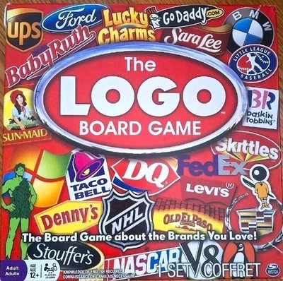 The LOGO Board Game Family 12+ Brand Name Trivia Questions BRAND NEW Sealed - Image 1 of 3