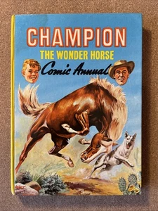 Champion The Wonder Horse Comic Annual UK 1958 Excellent Cond. US Reprints - Picture 1 of 23