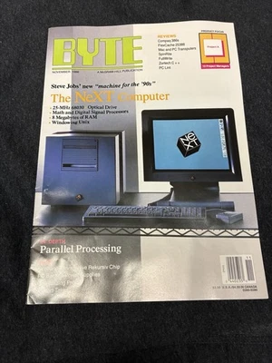Vintage Byte Magazine November 1988 : The NEXT Computer - Image 1 of 4