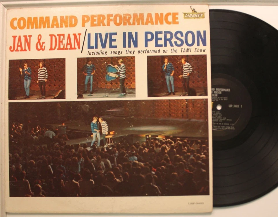 Jan & Dean Lp Live In Person On Liberty - Vg - Image 1 of 1