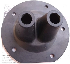JEEP/WILLYS/KAISER 1945/68 CJ2A,3A,3B,5,6 MODEL 18 TWINSTICK SHIFTER RUBBER BOOT - Picture 1 of 22