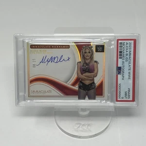 2023 Panini Immaculate WWE Alexa Bliss Immaculate Nicknames 08/25 PSA 9 POP 2! - Bild 1 von 3