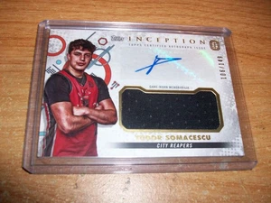 2022-23 Topps Inception White Basketball Tudor Somacescu Patch Auto Card 106/149 - Picture 1 of 3
