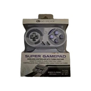My Arcade Super Gamepad - Wireless Gaming Controller for Nintendo SNES Classic - Picture 1 of 4