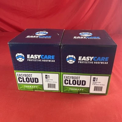 Set Of 2 Easycare (Size 1) Easyboot Cloud Therapy Horse Boot - New In Box!