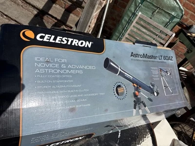 Celestron AstroMaster LT 60AZ Refractor Telescope (21073) MISSING LENSE - Image 1 of 4