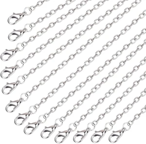 30 Pcs Stainless Steel Necklace Chain Bulk, Jewelry Making Chains Neck - Picture 1 of 12