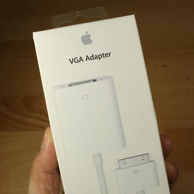 Vintage Apple Dock Connector to VGA Adapter 30-pin Original Box A1368 MC552ZM/B - Image 1 of 4