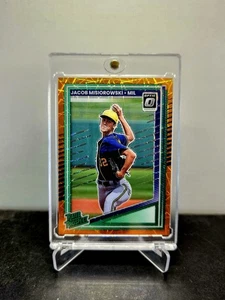 Jacob Misiorowski 2025 Donruss Optic ⚾️ Rated Prospect ORANGE VELOCITY #128 🔥 - Bild 1 von 2
