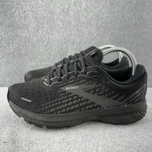 Brooks Ghost 13 Women's Size 8 D WIDE Triple Black Running Shoes 1203381D072 - Picture 1 of 22