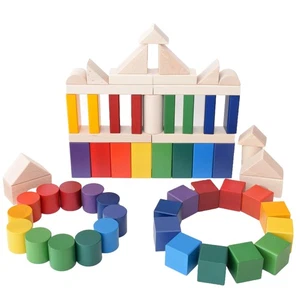 NOKUBI Gujo Gradation Wooden Blocks 60pcs Educational toys Made in Japan - Picture 1 of 8